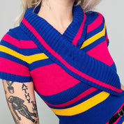 Striped Sweater Minidress