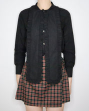 Gothic Lolita Black Blouse (Medium)