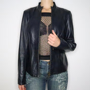 Italian Leather Moto Jacket (Large)