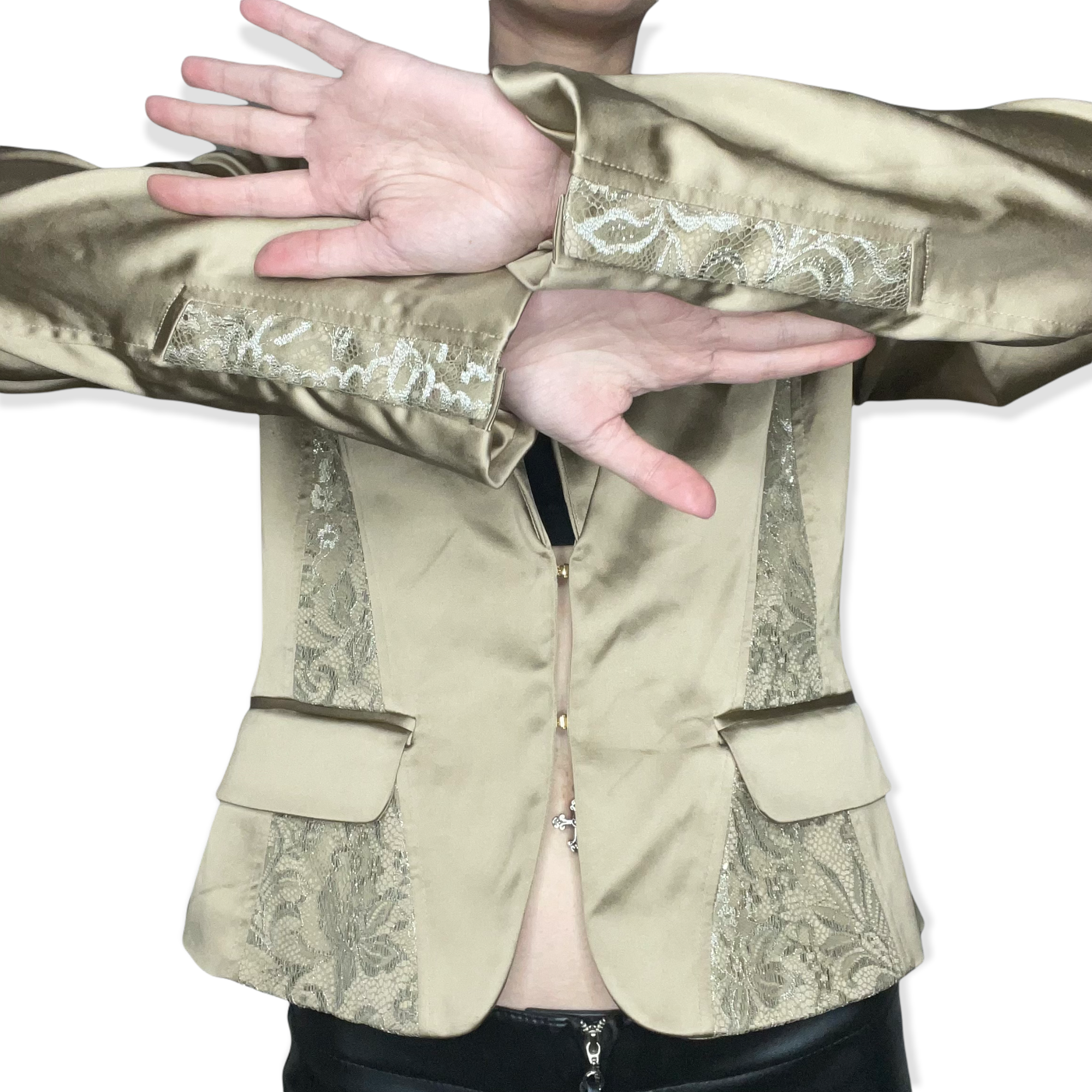 Satin blazer