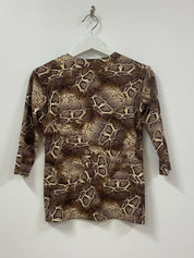 Spandex Snakeskin Top