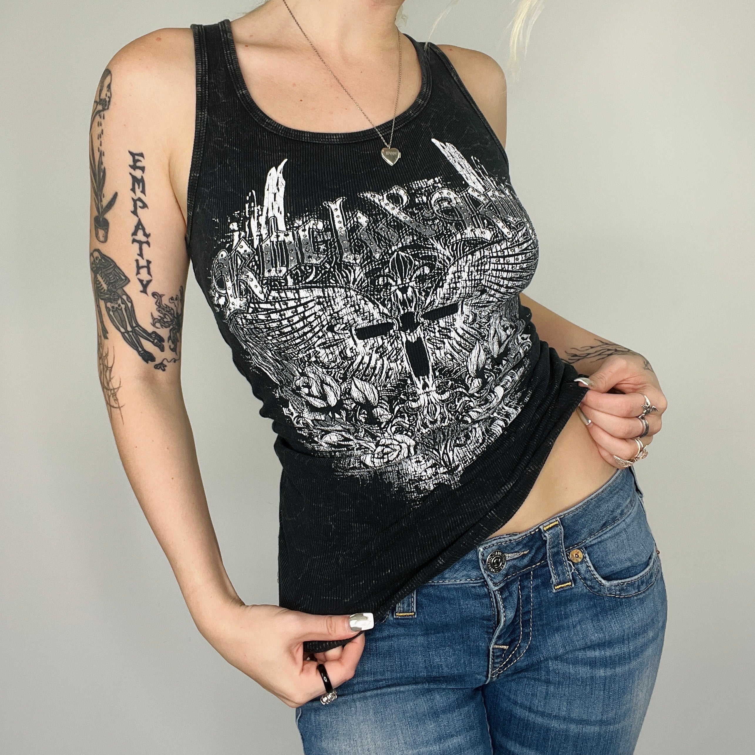 Y2k Style Rock & Roll Tank