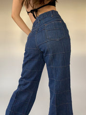 Vintage 1970s Patchwork Jeans