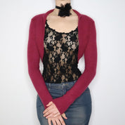 Fuzzy Pink Ballerina Bolero (S-M) 