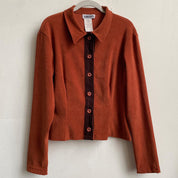 Vintage amber suede shirt