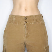 Ralph Lauren Tan Corduroy Cargo Pants (S-M)