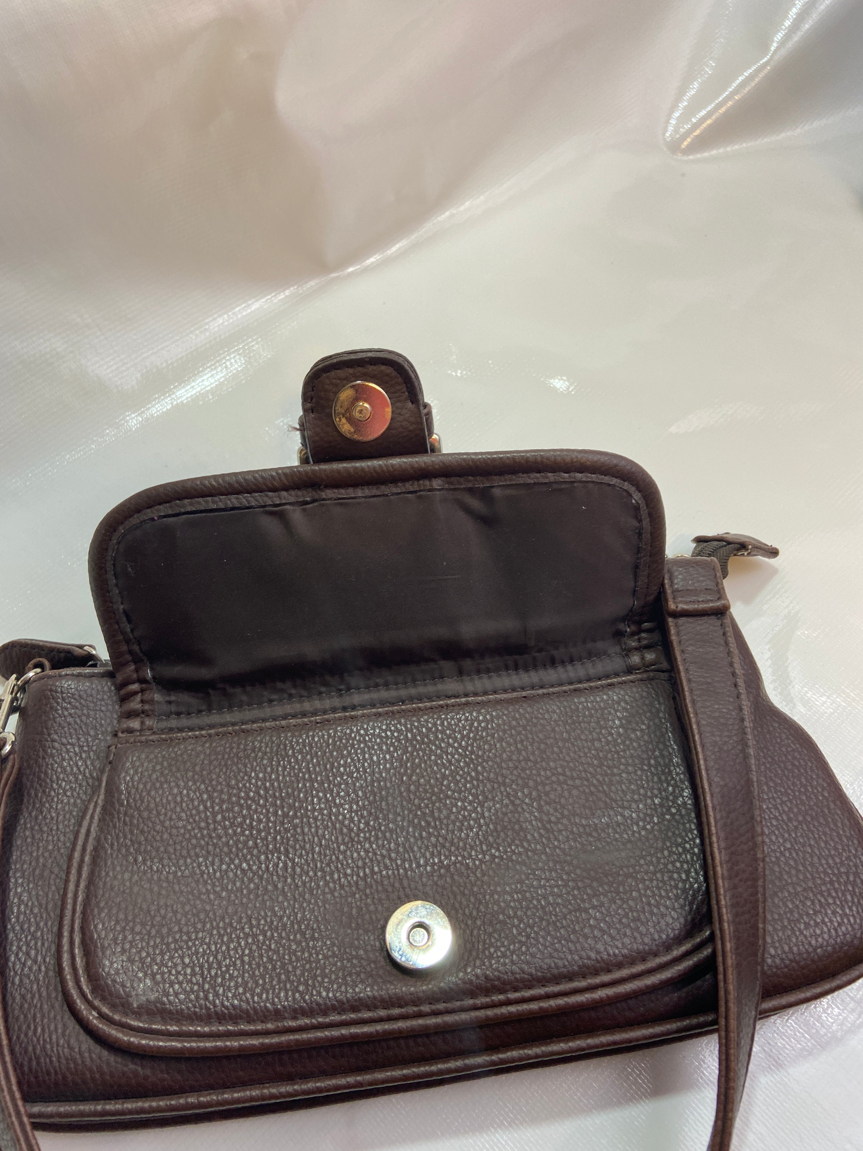 Leather brown bag