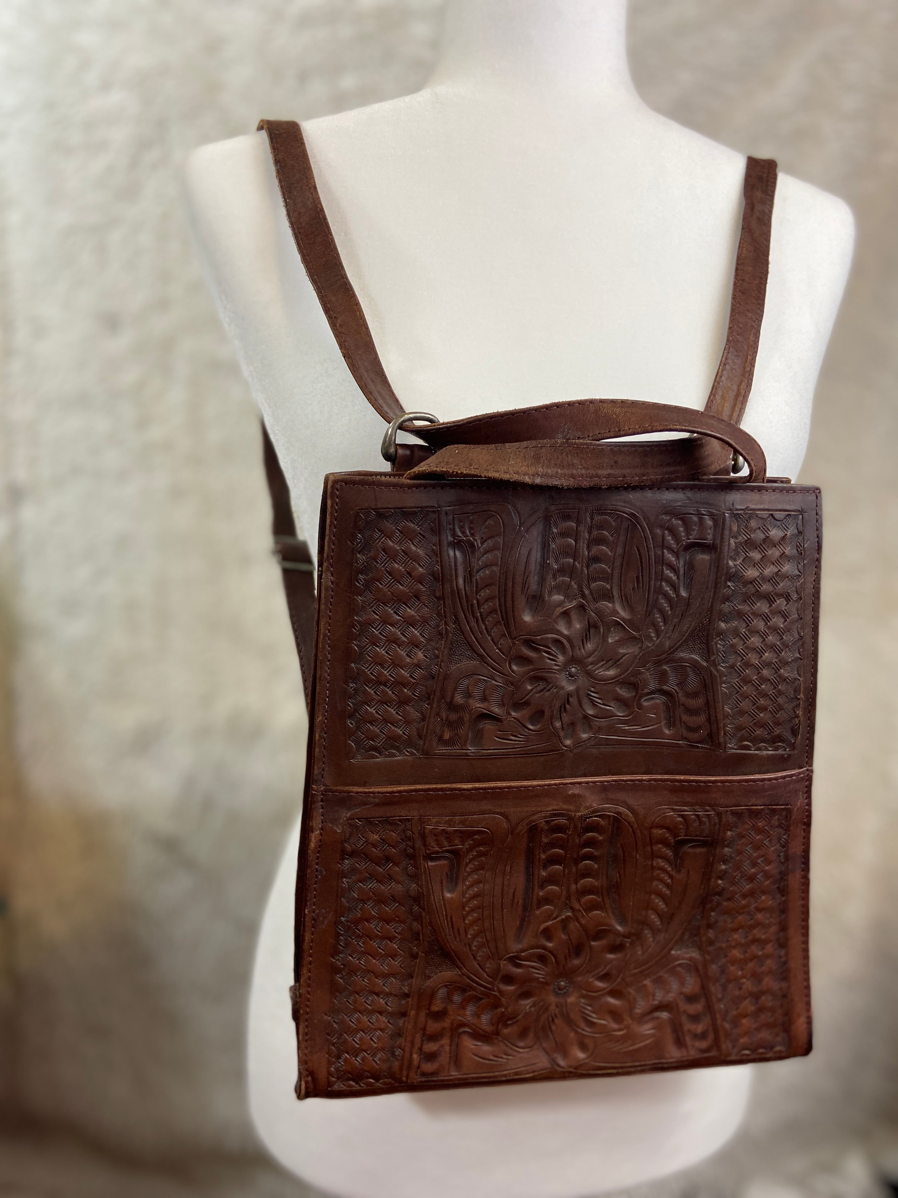 Leaders. In leather bag or backpack