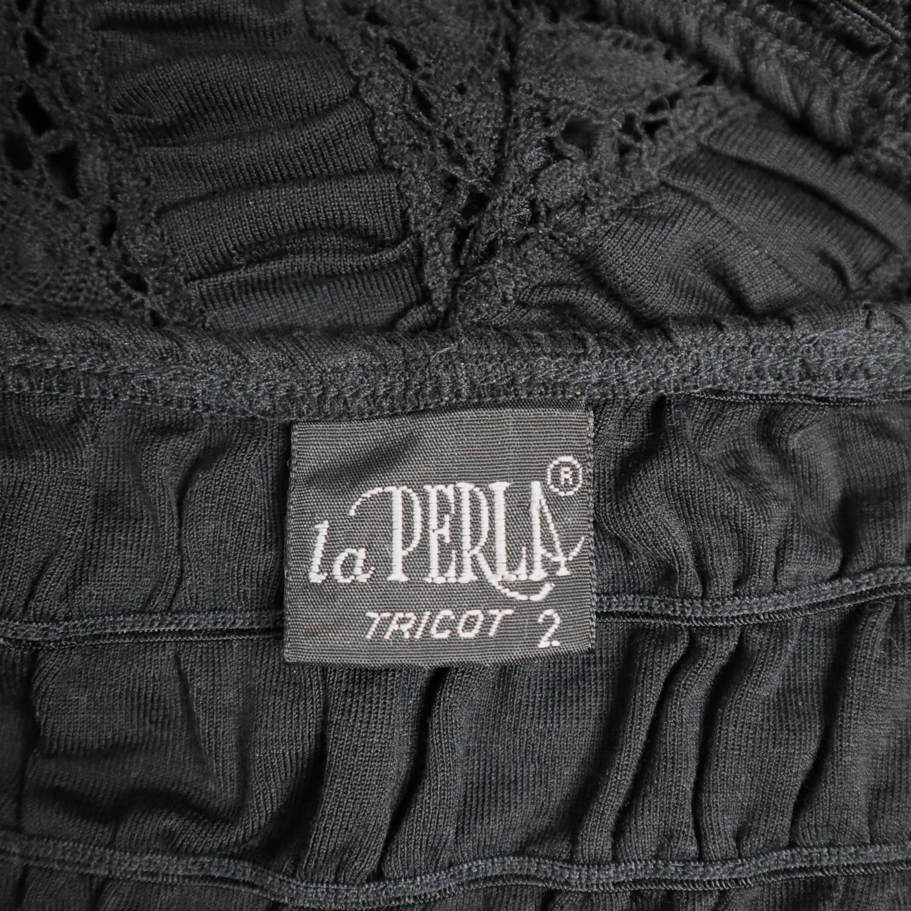 La Perla Black Lace Camisole (Small) 