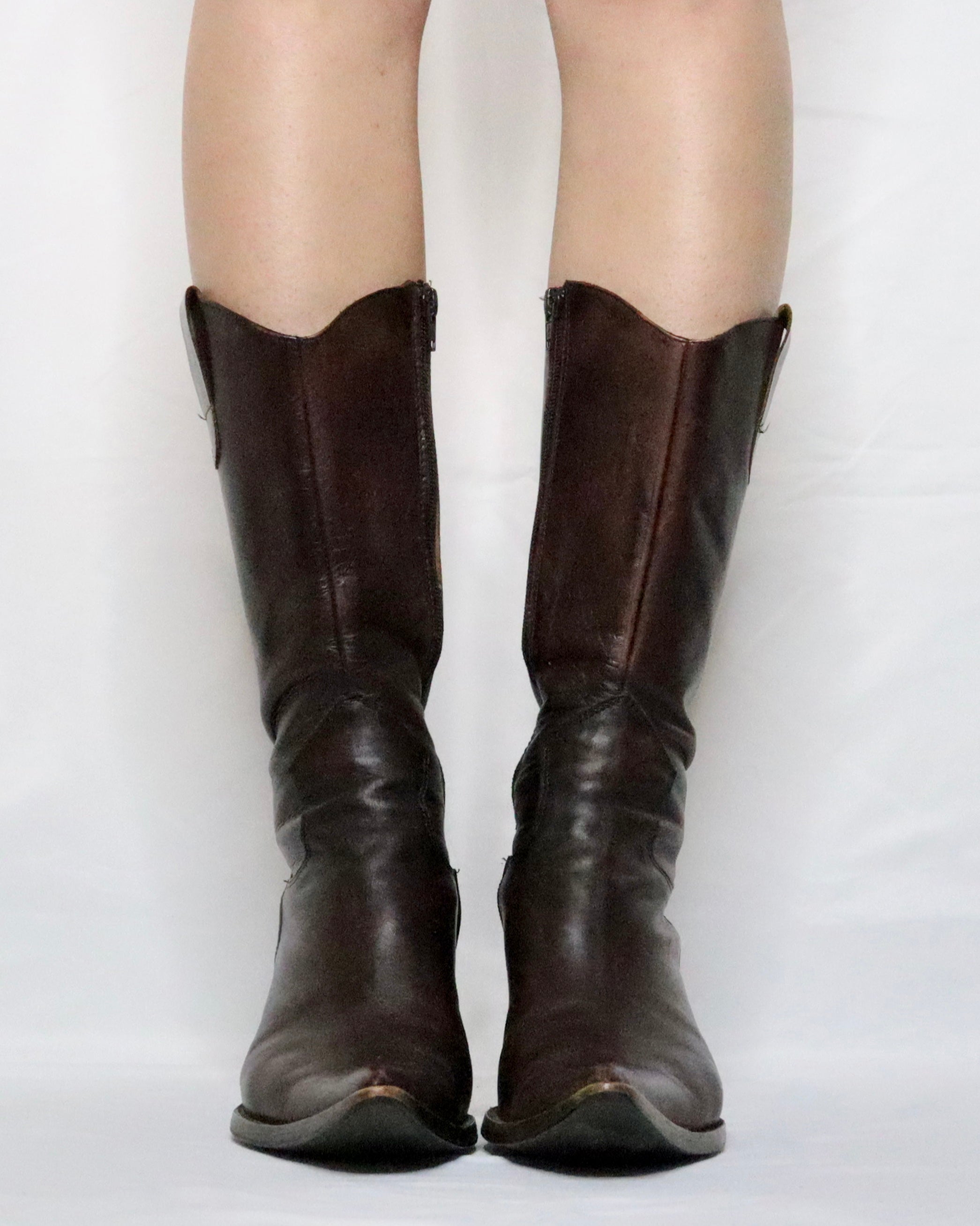 Italian Pointed Toe Boots (6-6.5 US)