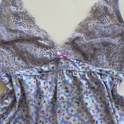 floral & lace cami