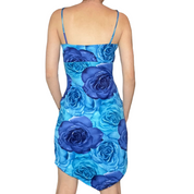 Blue floral Midi