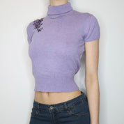 Lavender Silk Sweater (Small)
