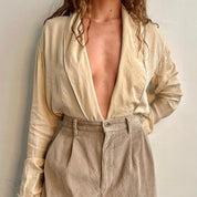 Vintage DKNY silk bodysuit