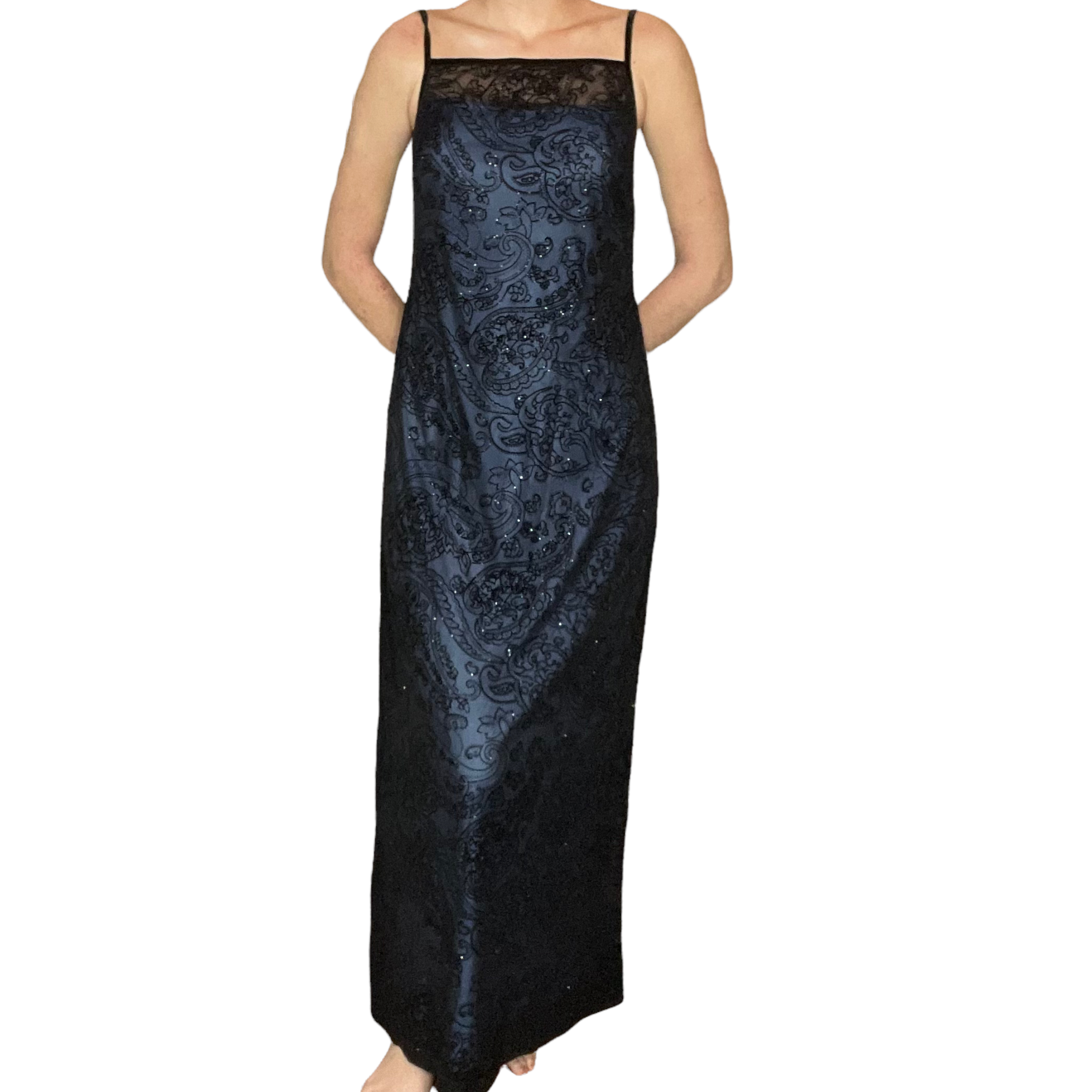 gothic velvet maxi dress