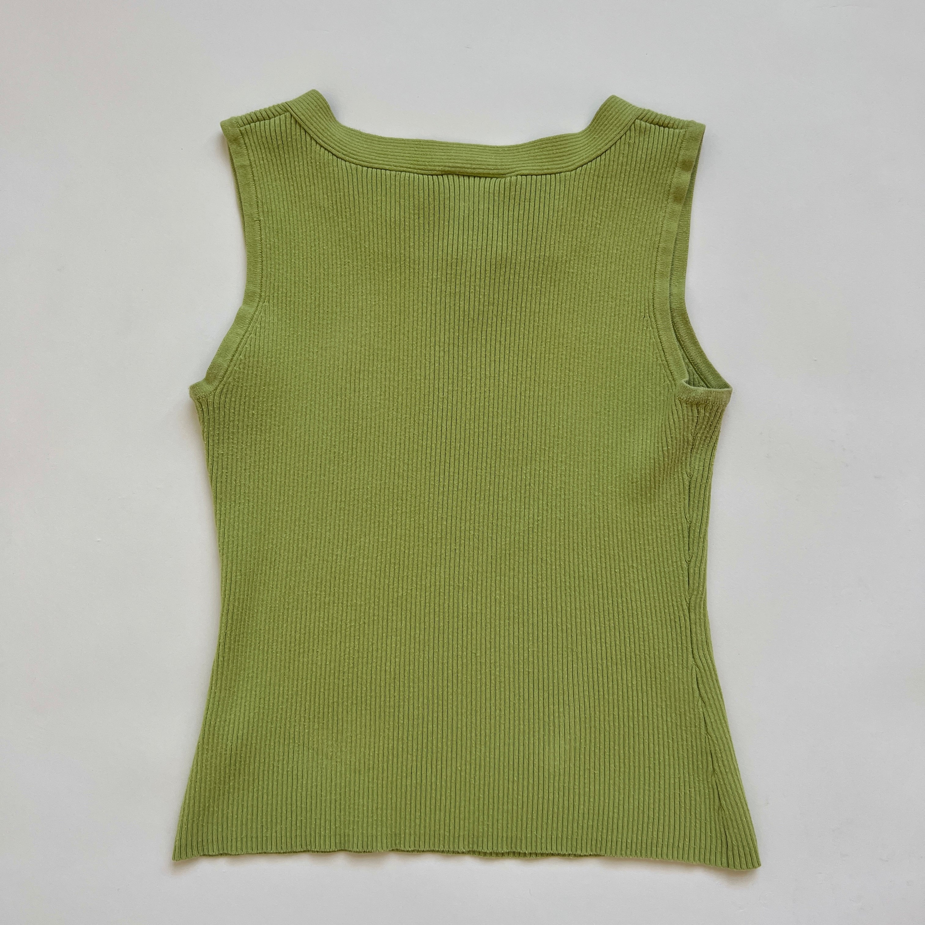 pear ribbed ring tank