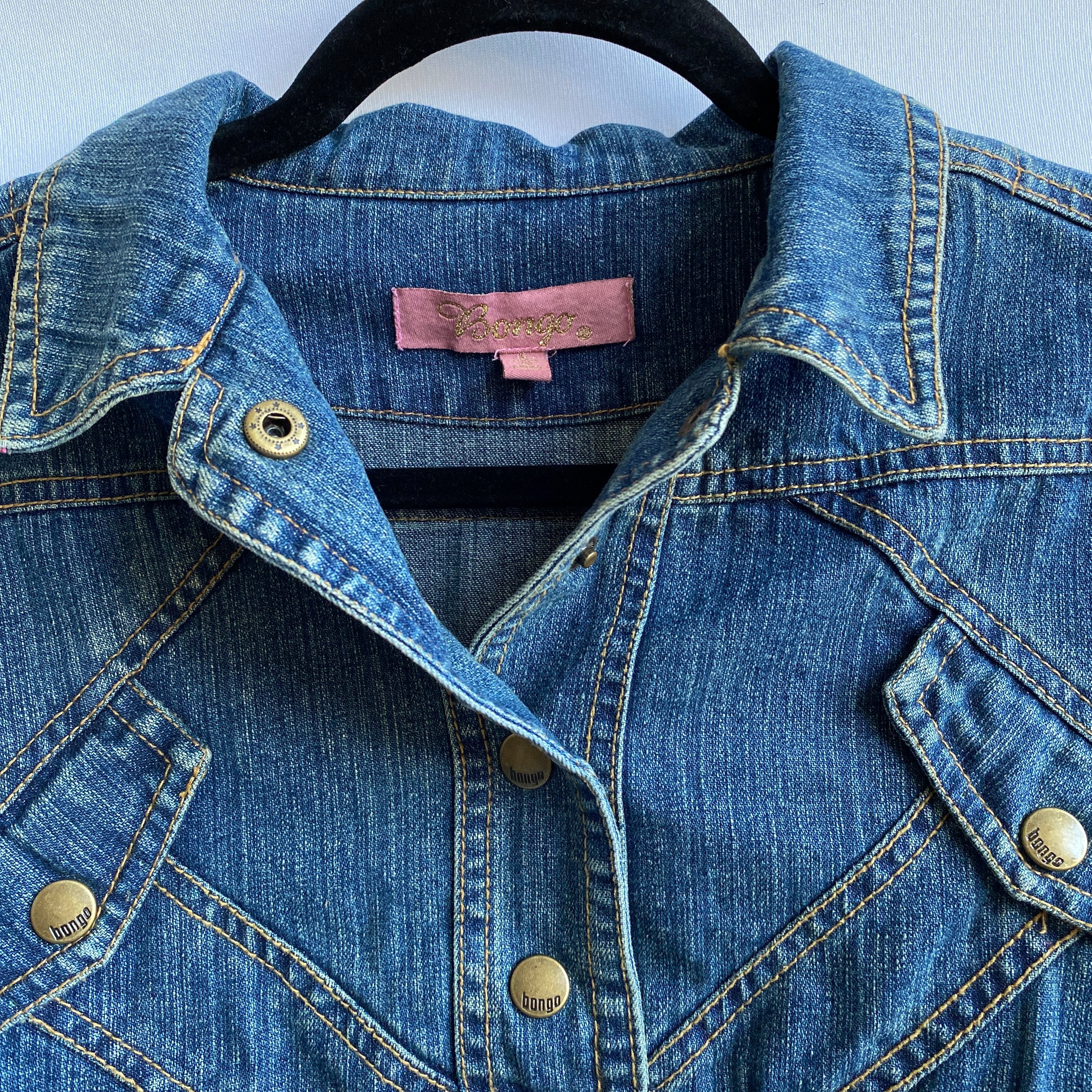 Super cropped denim jacket