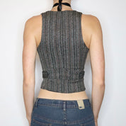 Tweed Waistcoat Vest (Small) 