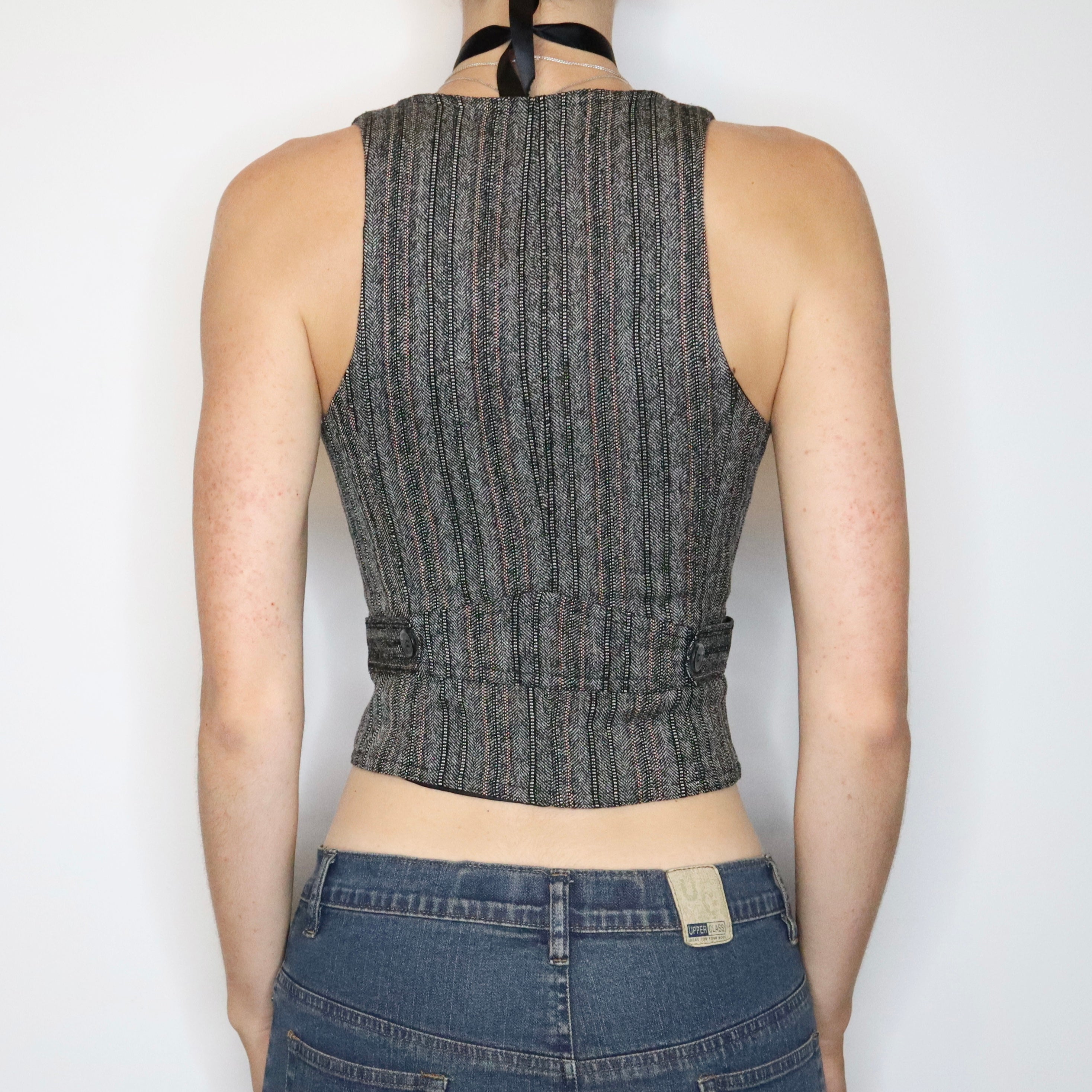 Tweed Waistcoat Vest (Small) 