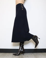 Ralph Lauren Navy Maxi Skirt (XS) 