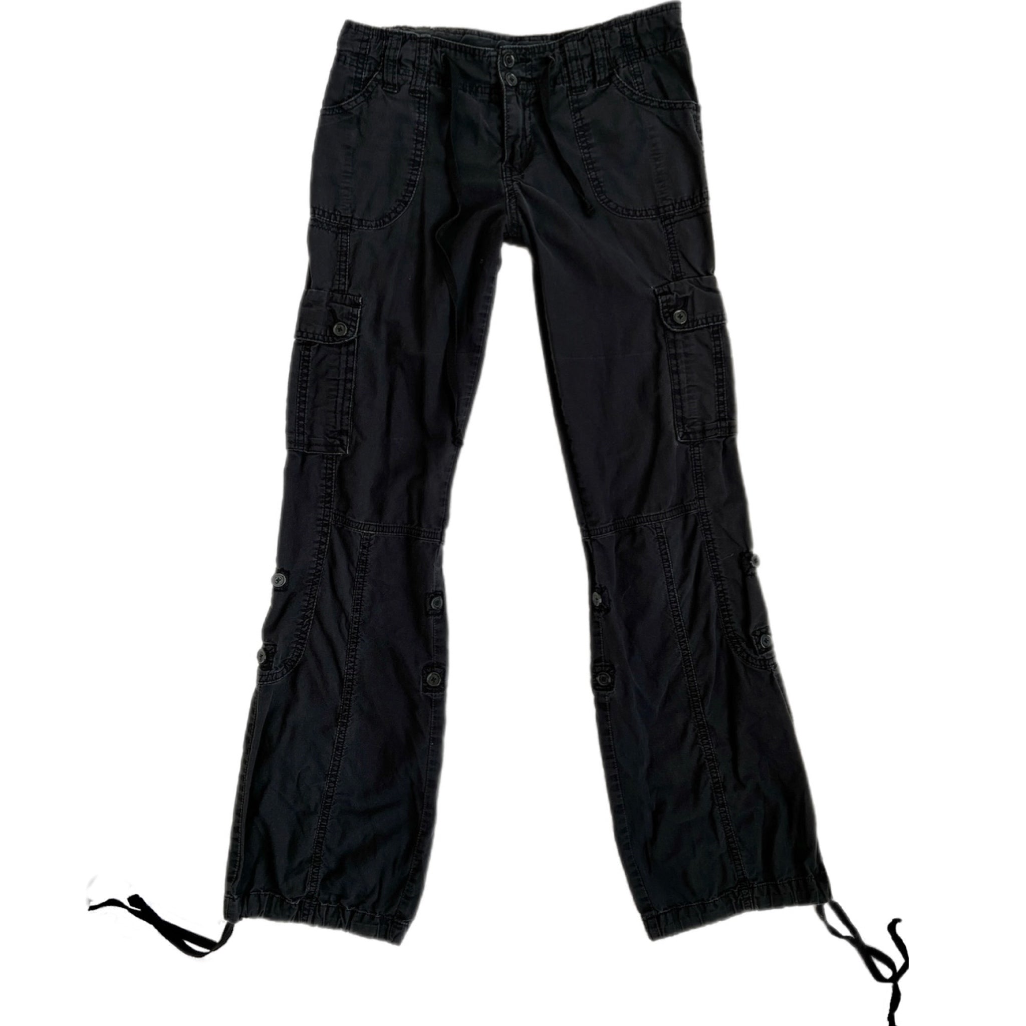 00s black cargo pants