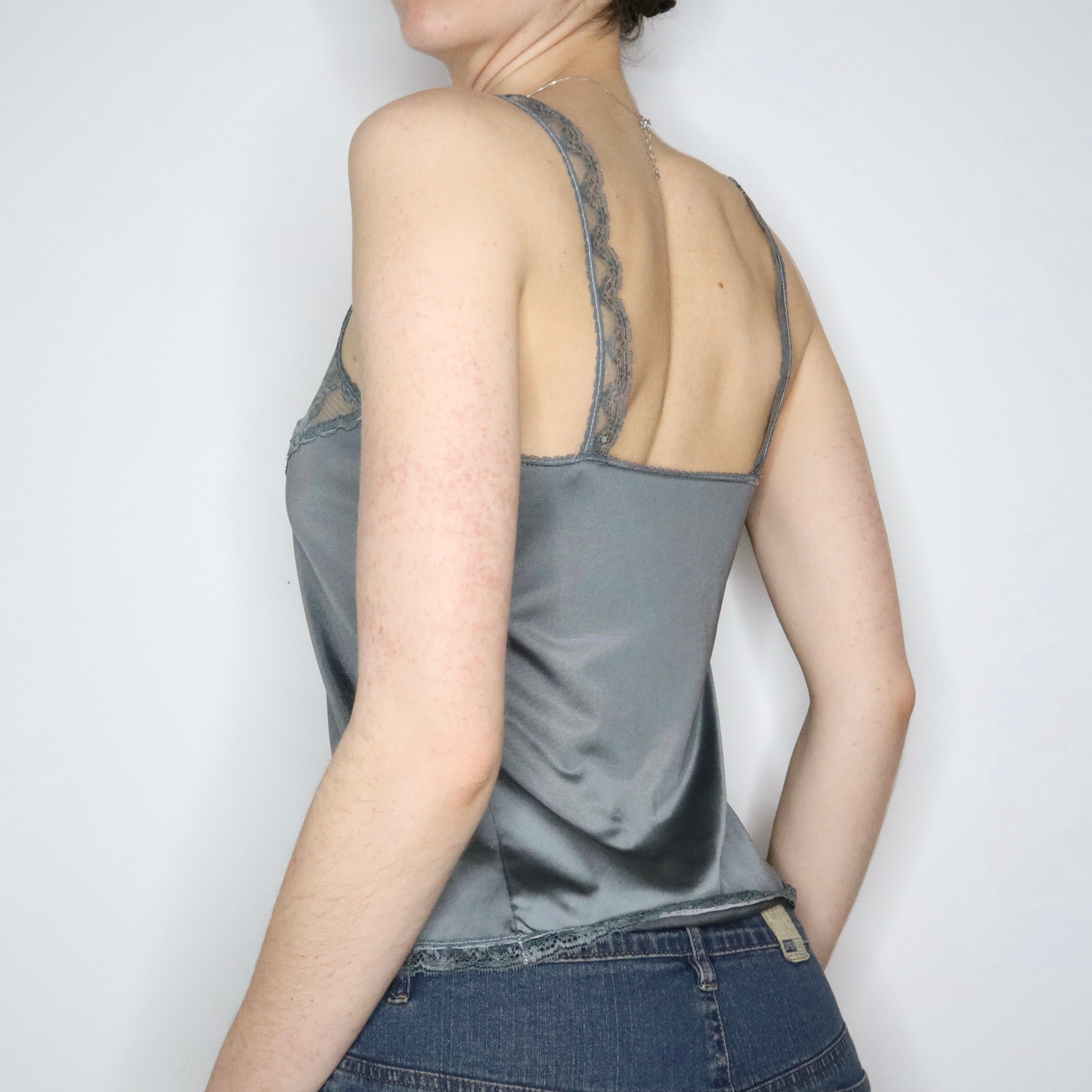 Seafoam Lace Camisole (S-M) 