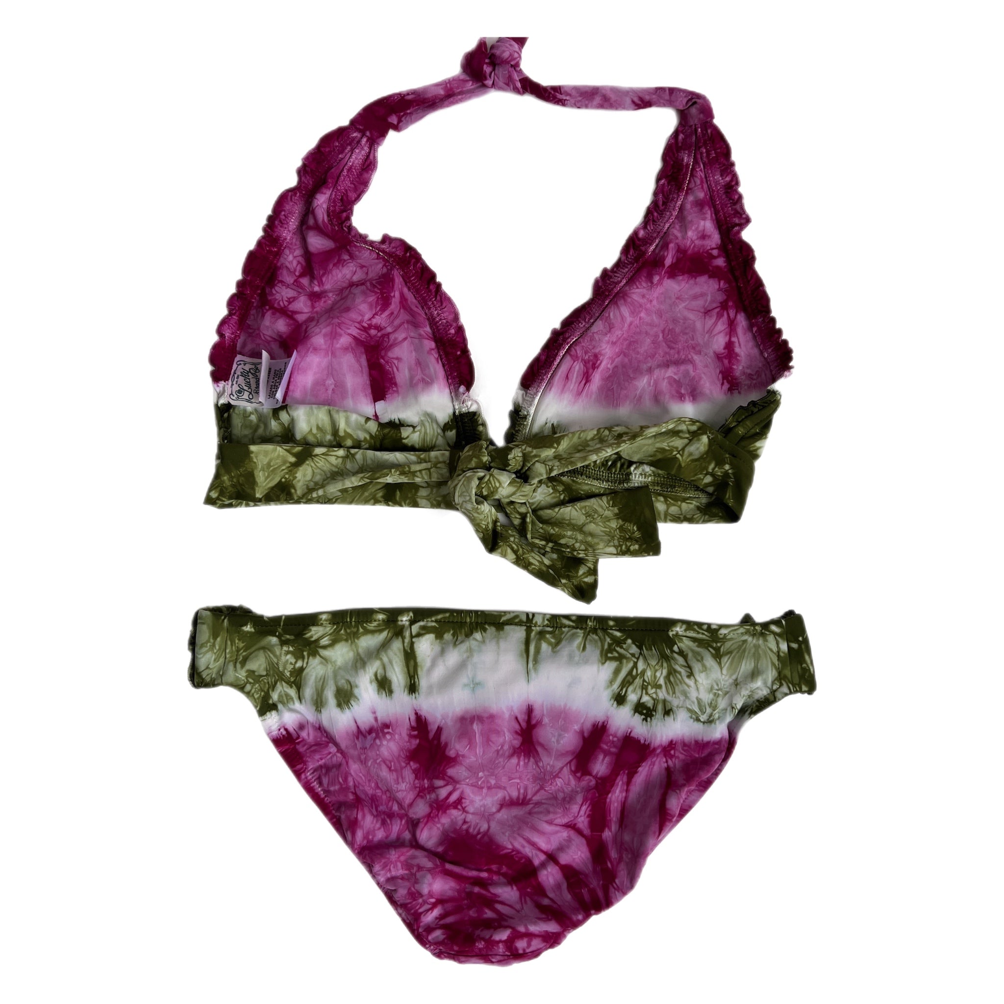 90s tie dye bikini