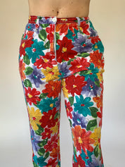 Vintage 1990s Flower Pants