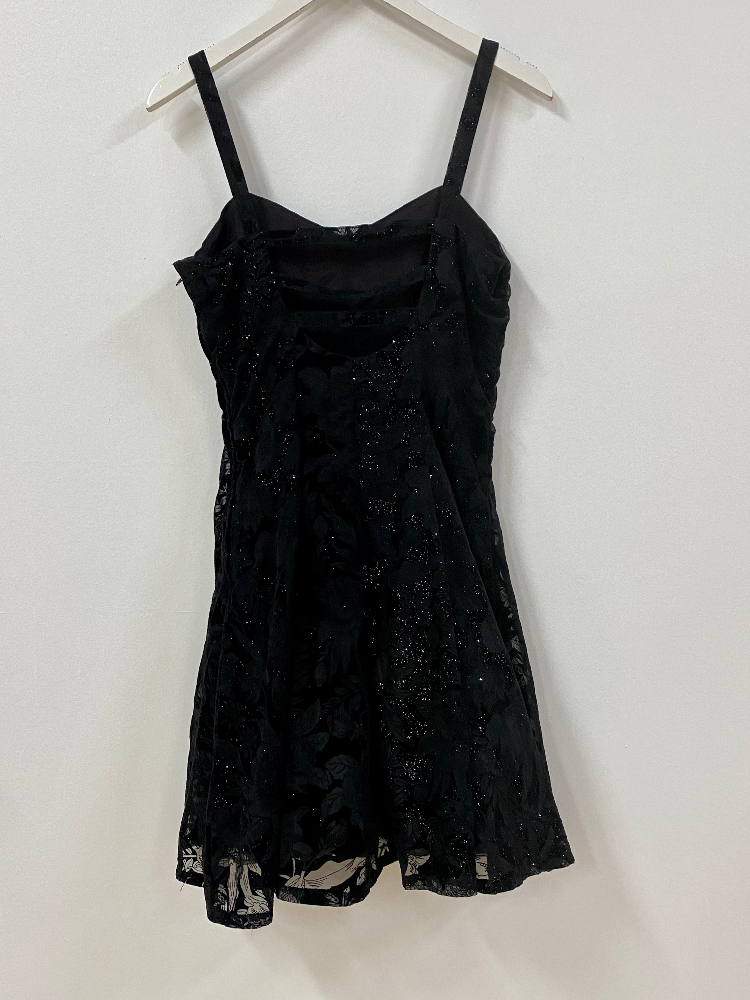 Black Full Skirted Mini