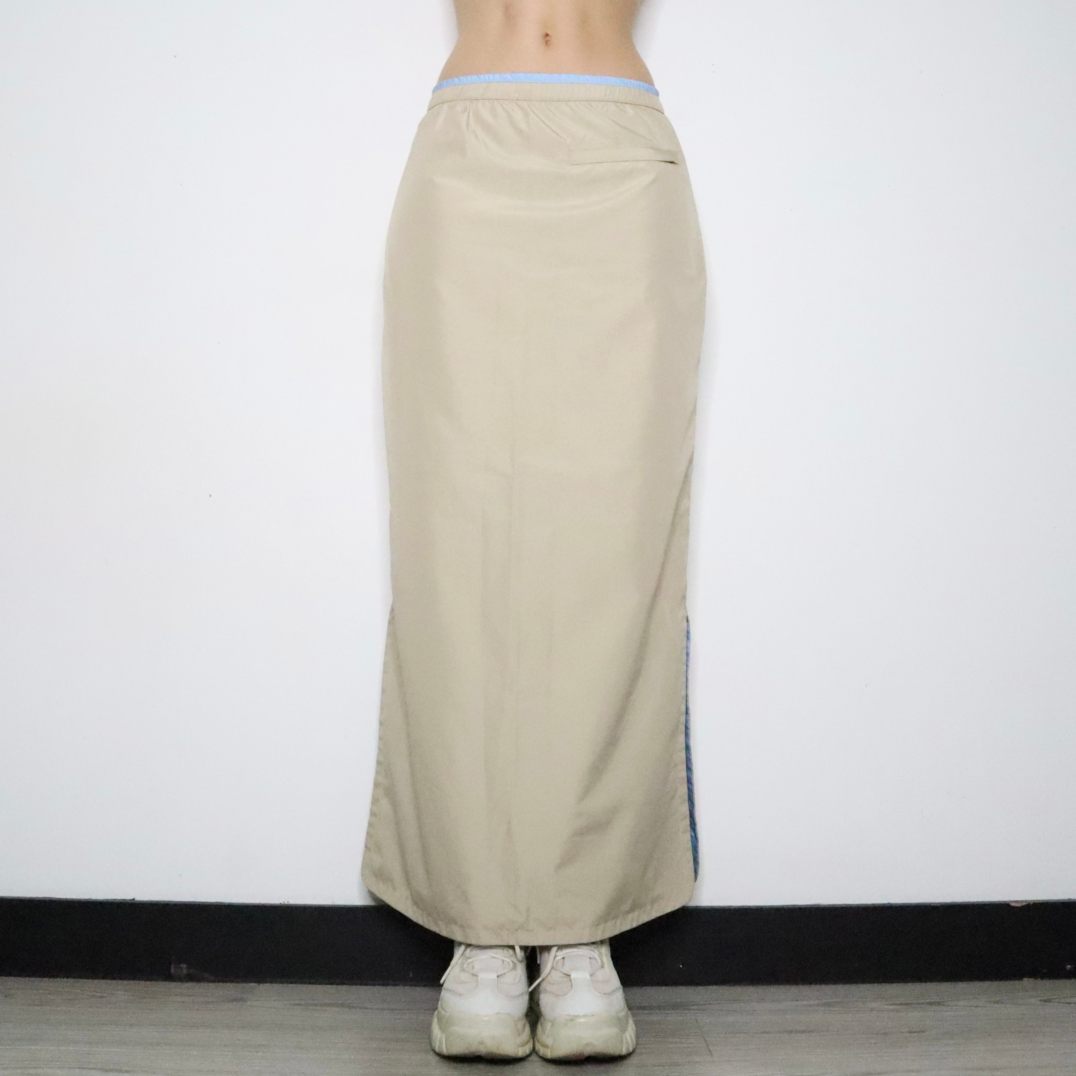 Beige Cargo Maxi Skirt (Small)