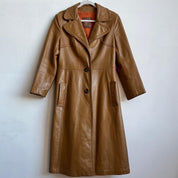 Vintage caramel leather jacket