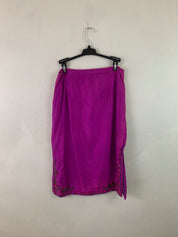 Fuchsia flower skirt