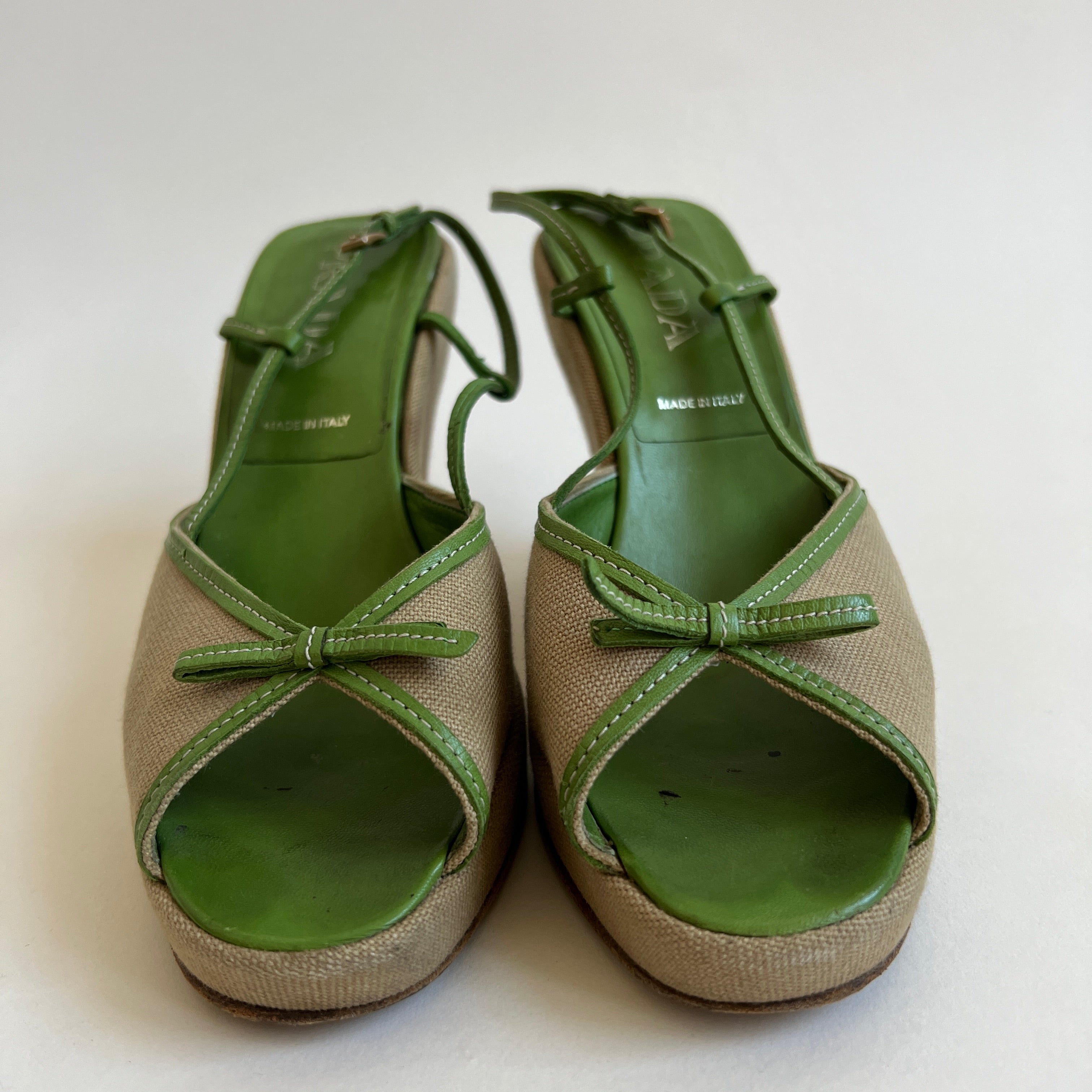 00s Prada wedges sz 7.5