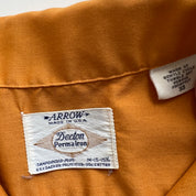 Men’s vintage orange button down
