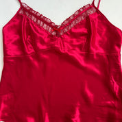 Red satin 2 pc sleep set