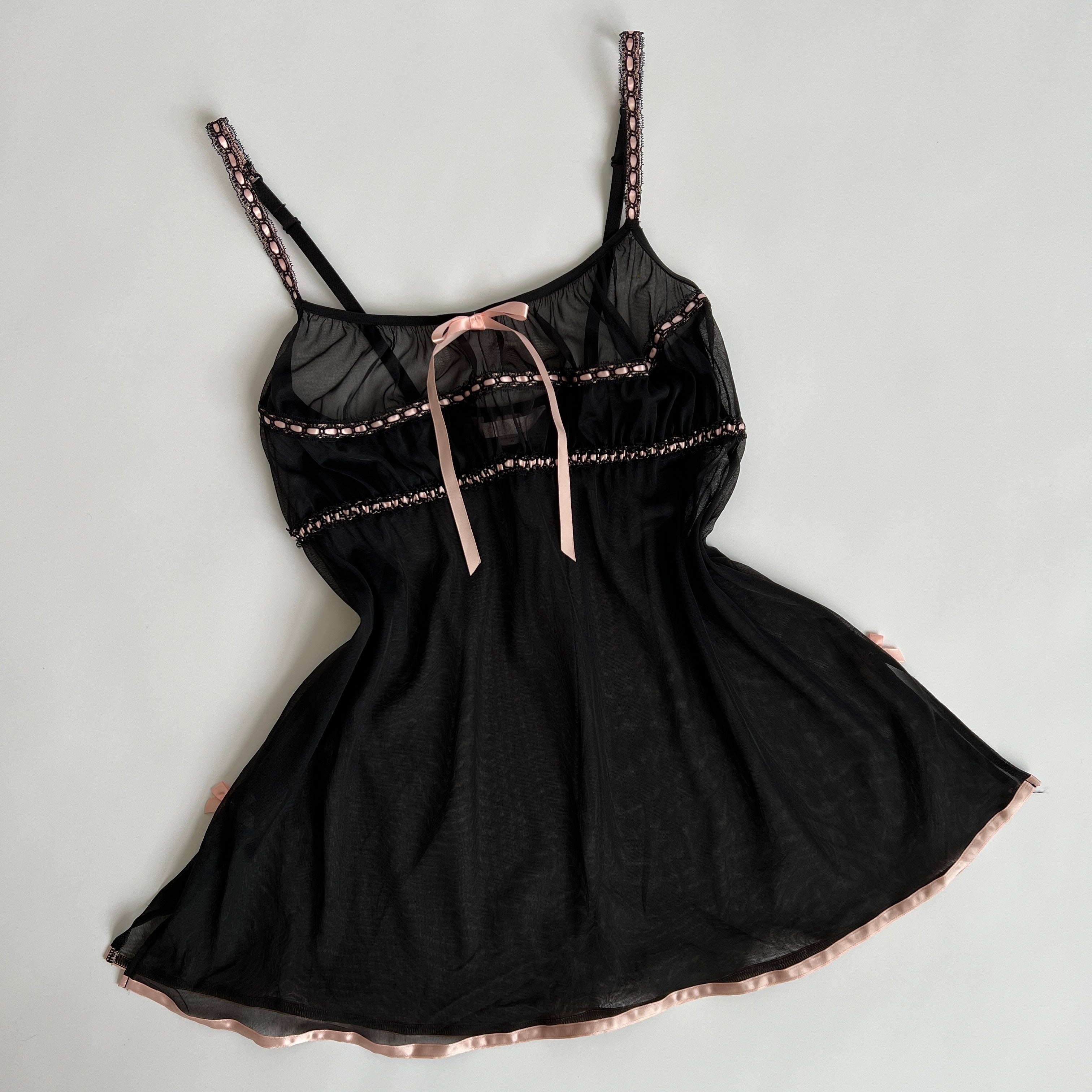 00s sheer babydoll cami (S)