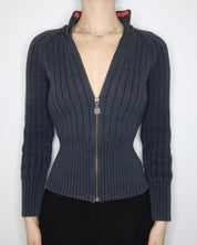 Tommy Hilfiger Zip Up Sweater (Medium) 