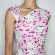 Cavalli Pink Cherry Blossom Dress (Medium)