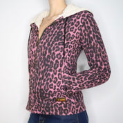 Hysteric Glamor Pink Cheetah Print Hoodie (S-L)