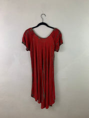 Red hot midi dress