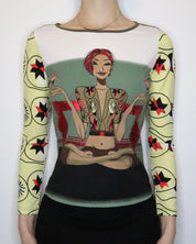 Custo Barcelona Long Sleeve Top (S-M)