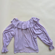 Lavender poet blouse