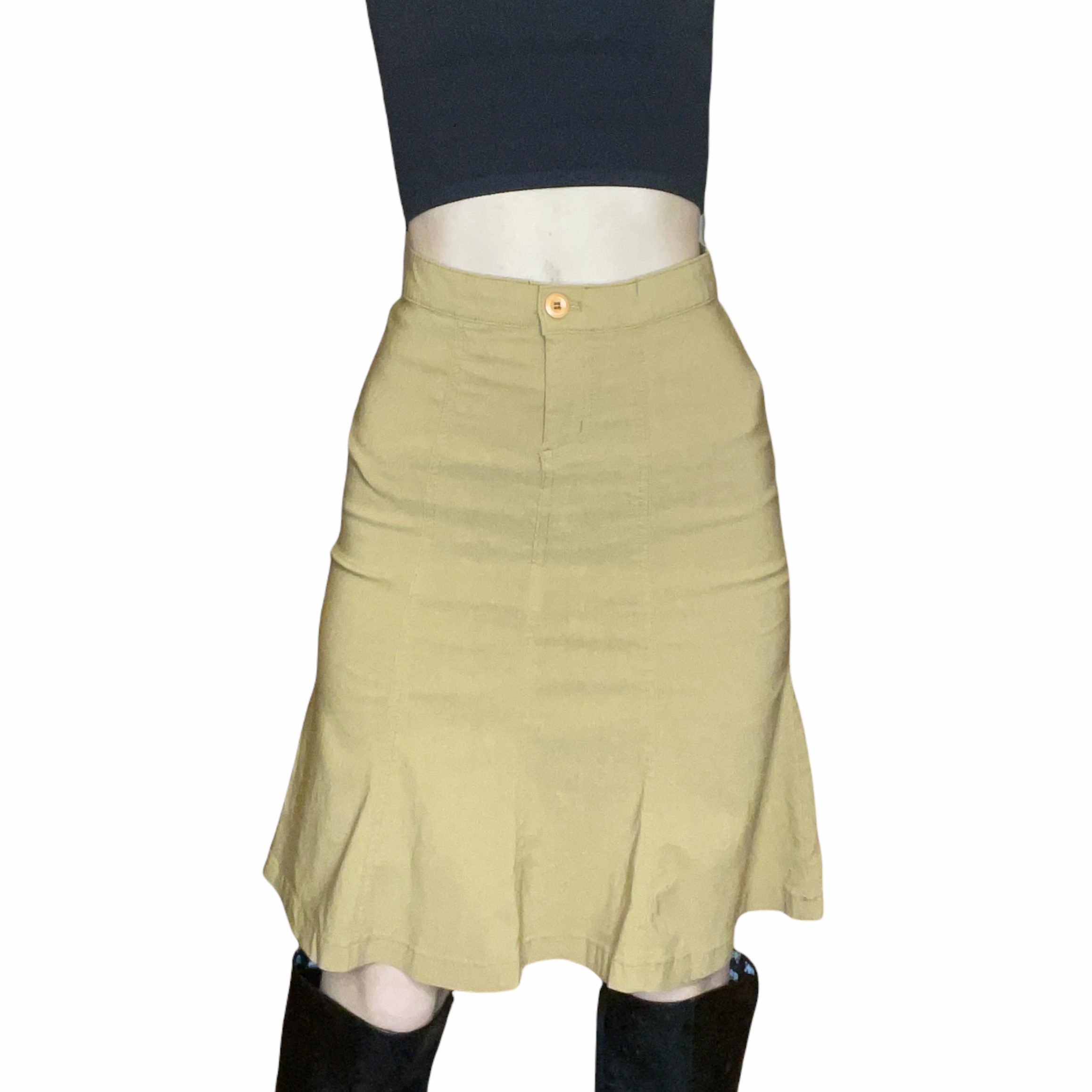 Cargo midi skirt
