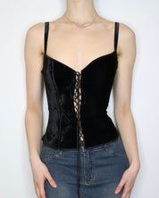 Black Velvet Corset (Medium) 