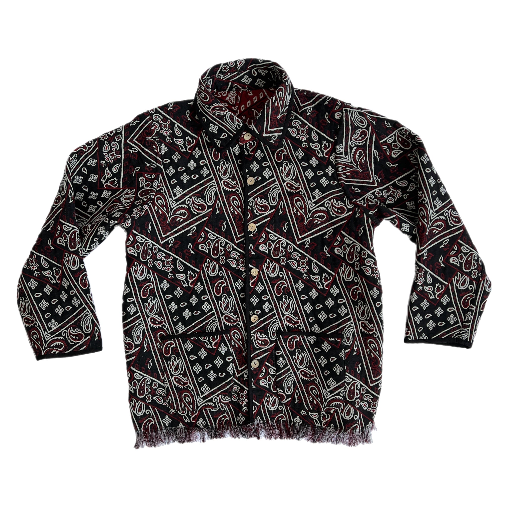 Handmade reversible bandana jacket