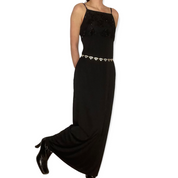 Black maxi dress