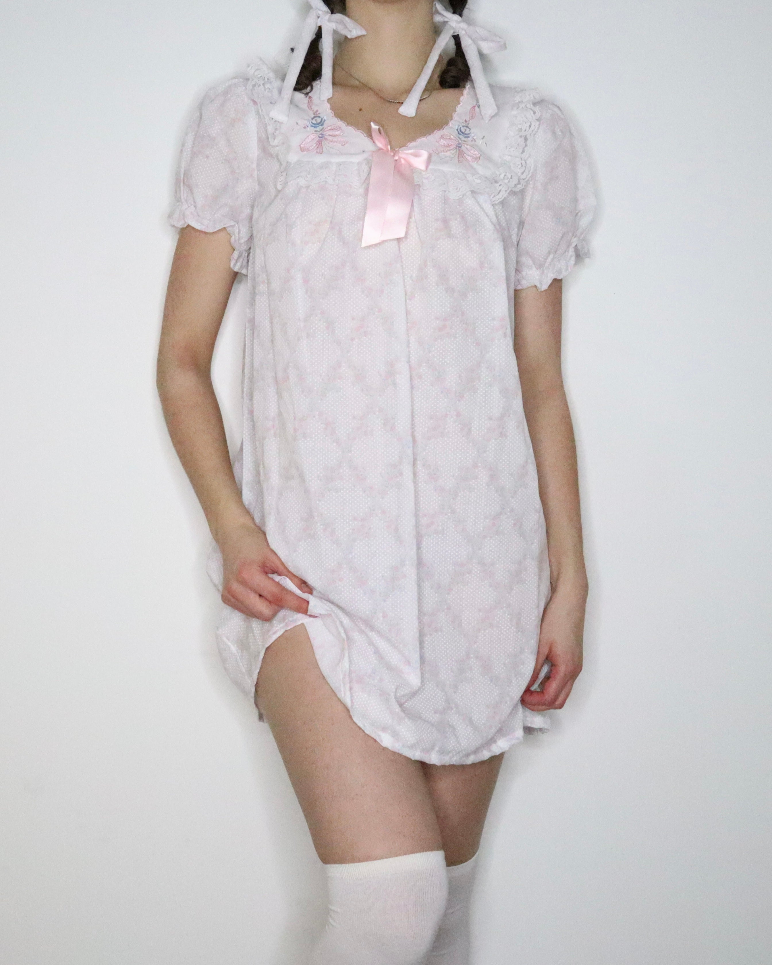 Pastel Babydoll Nightgown (Large) 
