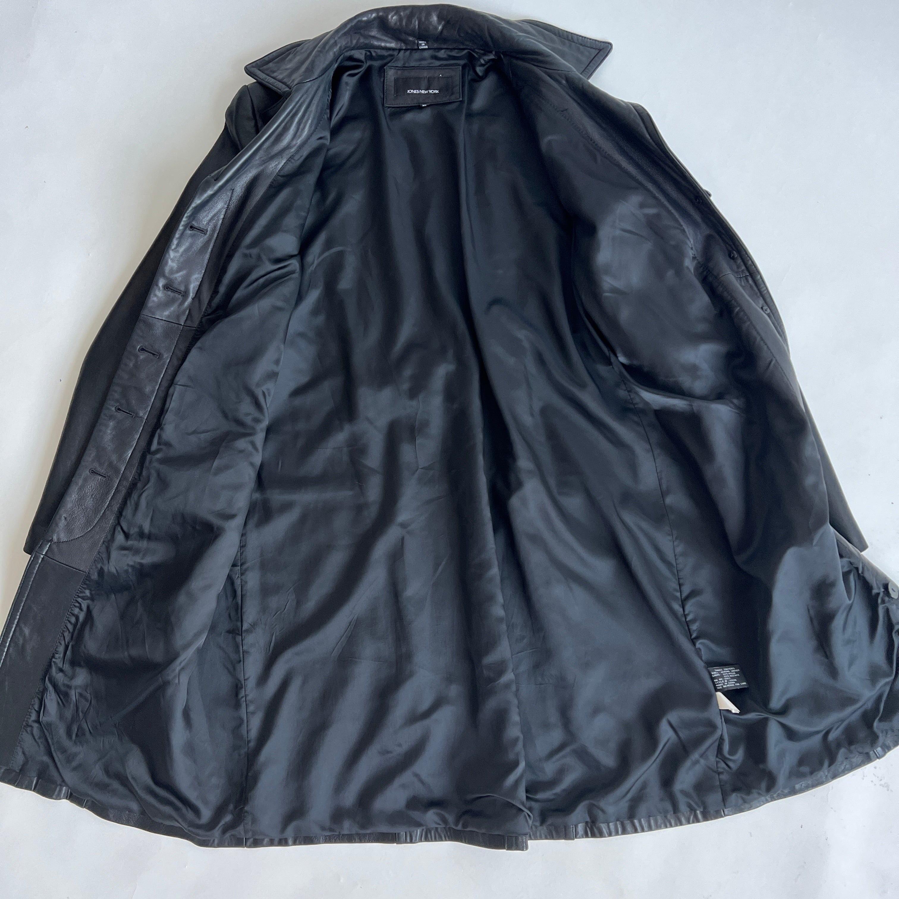 Black buttery leather jacket