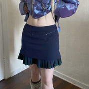 90’s DKNY Pleated mini skirt