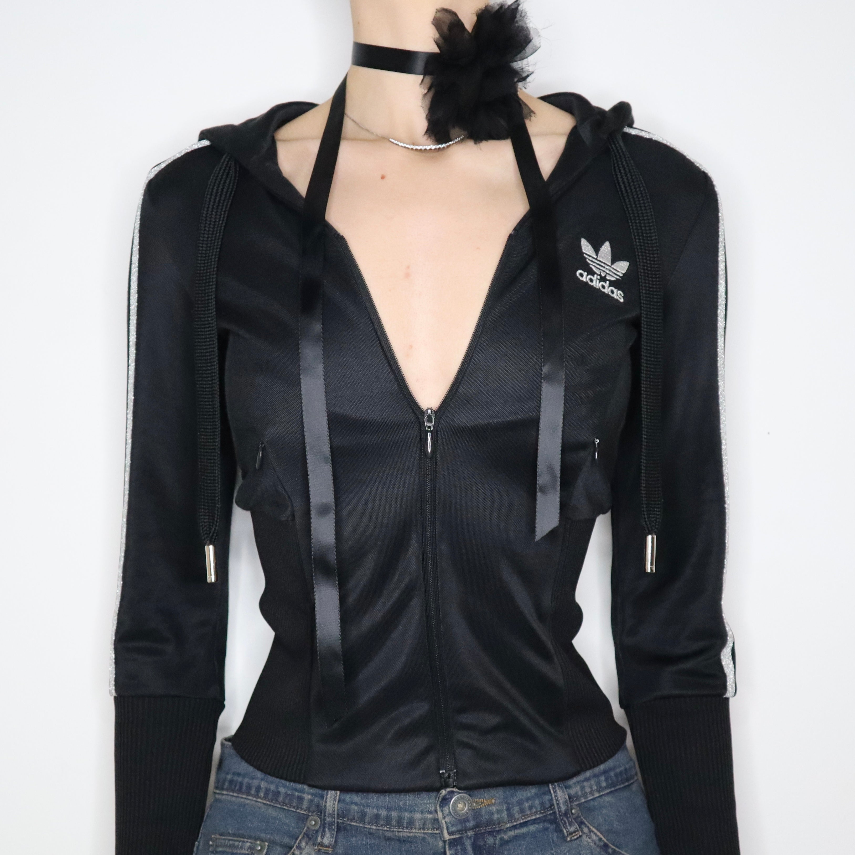 Adidas Zip Up Track Jacket (XS) 
